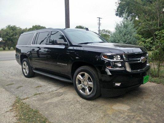 Our new SUV with WIFI, Satellite Radio, and DVD with two TV's,