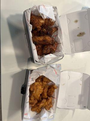 Gangnam Style Wings and Honey Garlic Boneless