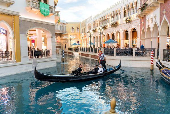 Venetian indoor Gondola Rides