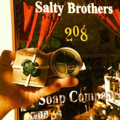 Welcome to Salty Brothers Soap Company, where you can find amazing local soap, sunblock, and cosmetics! We also carry art and jewelry!