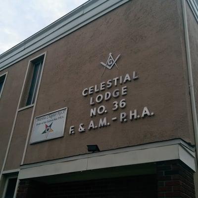 Celestial Lodge No 36 F & Am Pha