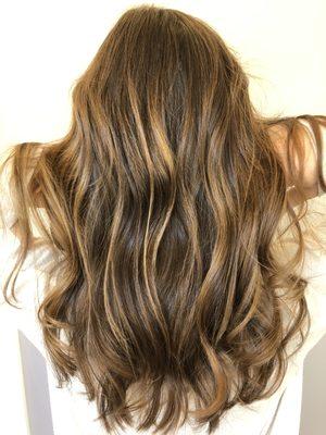 Full balayage and tone