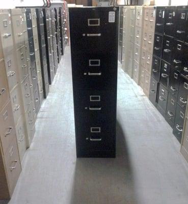 Tons of legal and lateral filing cabinets. Great prices.