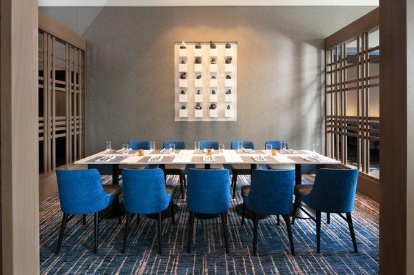 Our semi-private dining space called The Munson Room.