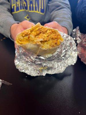 Chorizo Breakfast Burrito