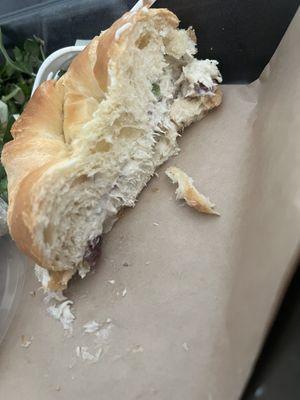 More croissant than chicken salad