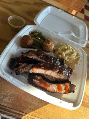 1/2 Slab Ribs Platter