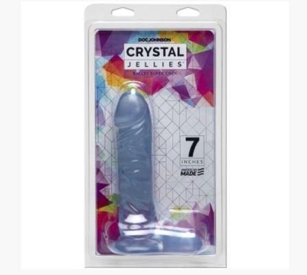 7in Crystal Clear Jellies Dildo