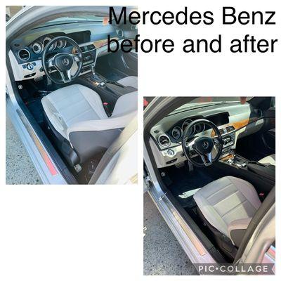 Mercedes Benz before and after