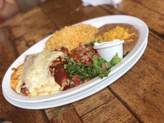 Chicken enchiladas, a must try!