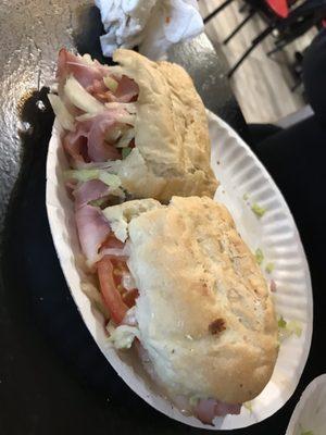 Ham and cheese grinder