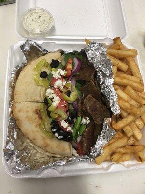 Gyro plate and sandwich