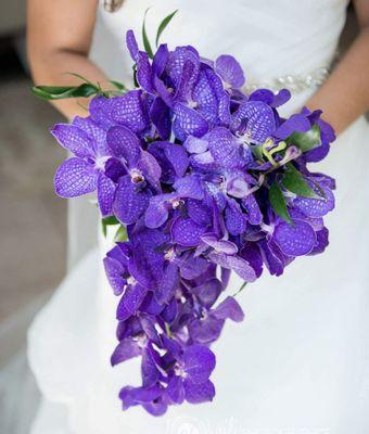 My gorgeous cascading orchids bouquet! Could not be more happy with it...