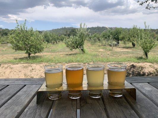 Cider flight