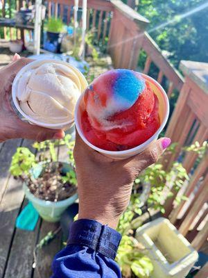 Vegan vanilla ice cream   Dairy-free Rainbow flavor