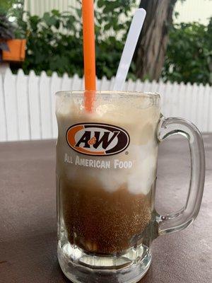 Root beer float