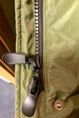 New coat zipper!