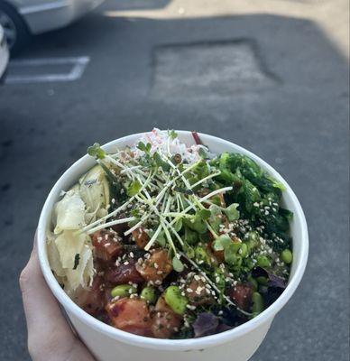 Two protein Poke Bowl - Build Your Own 2 Scoops