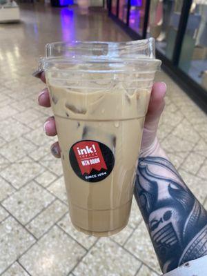 Biggest cup, iced vanilla latte!