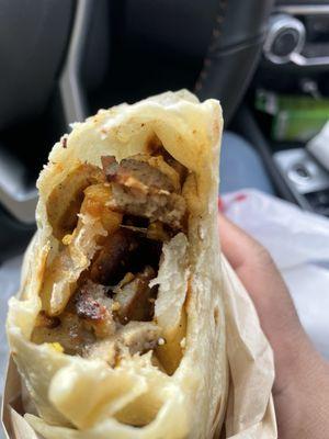 Sausage Breakfast burrito