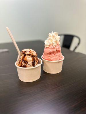 Strawberry shortcake and chocolate with Oreos