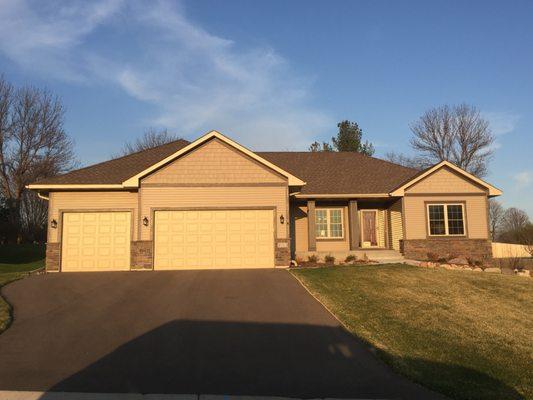 Curb appeal with affordable vinyl Shake Siding