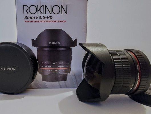 Elite Brands Products Rokinon 8mm F3.5 HD Fisheye Lenses are terrific!