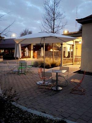 Outdoor seating