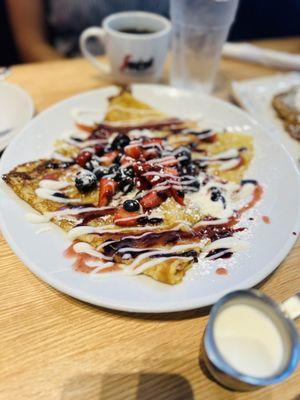 Berry crepes