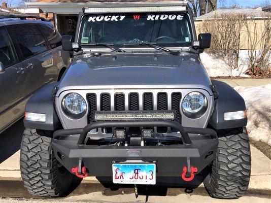 2018 Jeep Wrangler JL  Rocky Ridge Lift set up from Hawk Dealership