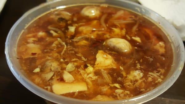 Hot and Sour Soup with bean sprouts?  Not my fav.