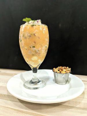 Leche de tigre pisco