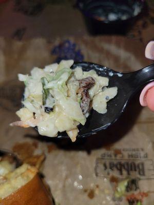 Coleslaw with raisins