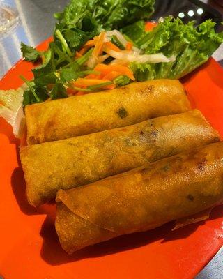 Crispy spring rolls