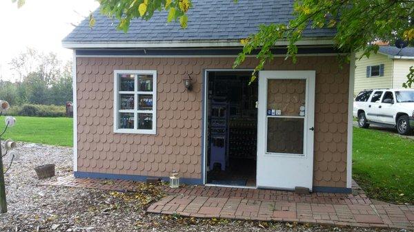 Front of the bead shop...So cute!