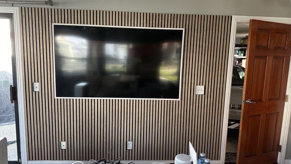 Tv mounted