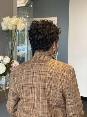 relaxer free short hair styles