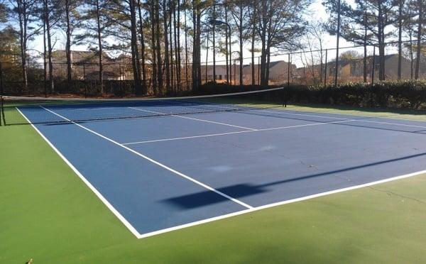 You'll LOVE our tennis court.