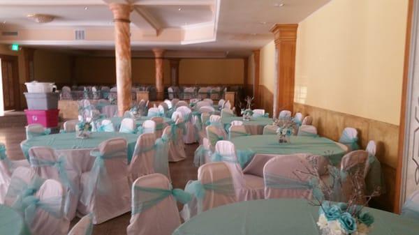 Cobertor de sillas para banquetes