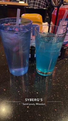 Blue electric drink was good