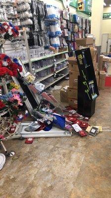 This is how the store looked over the weekend. Why?