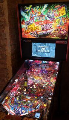 Foo Fighters was part of the pinball rotation here, at some point. There were 12 songs to choose from!