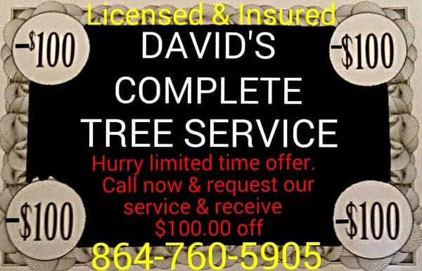 David's Complete Lawn & Tree Service