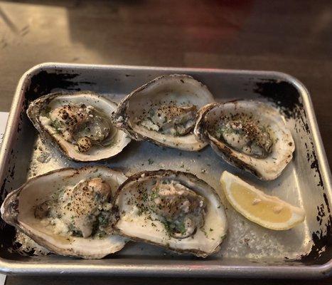 Baked Oysters... yummm