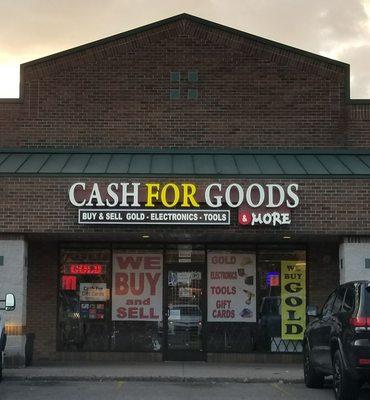 CASH FOR GOODS