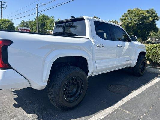 2024 Tacoma full truck window tinting