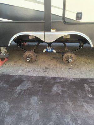 Repaired axles