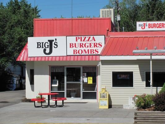 Pizza Burgers and Bombs....one stop shopping in Idaho.