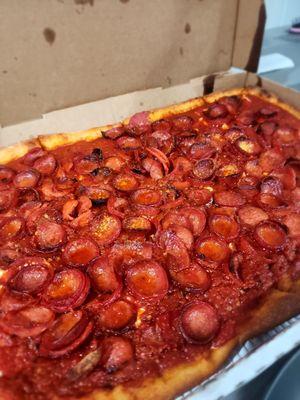 Look at all those pepperonis!