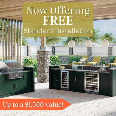 For a limited time this summer, we are offering free standard installation for our custom, weatherproof, USA-made outdoor cabinets!